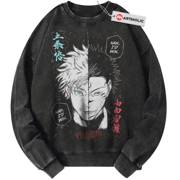 Gojo Satoru and Sukuna Shirt, Jujutsu Kaisen Shirt, Anime Shirt, Vintage T-Shirt