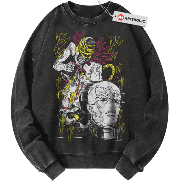Made in Heaven and Enrico Pucci Shirt, JoJo's Bizarre Adventure Shirt, Anime Shirt, Vintage T-Shirt