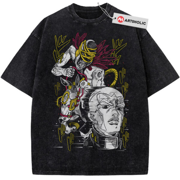 Made in Heaven and Enrico Pucci Shirt, JoJo's Bizarre Adventure Shirt, Anime Shirt, Vintage T-Shirt
