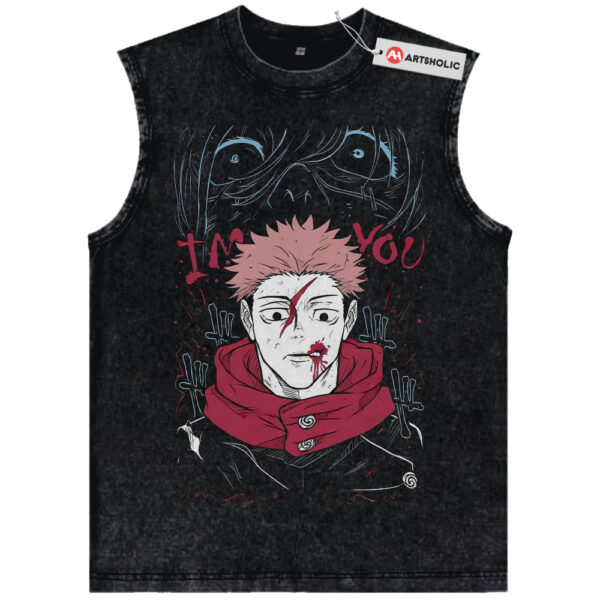 Yuji Itadori Shirt, Jujutsu Kaisen Shirt, Anime Shirt, Vintage T-Shirt