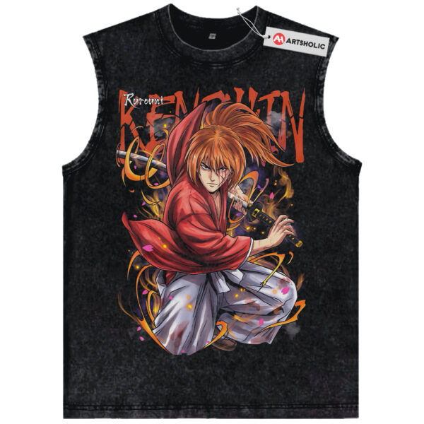 Himura Kenshin Shirt, Rurouni Kenshin Shirt, Anime Shirt, Vintage T-Shirt