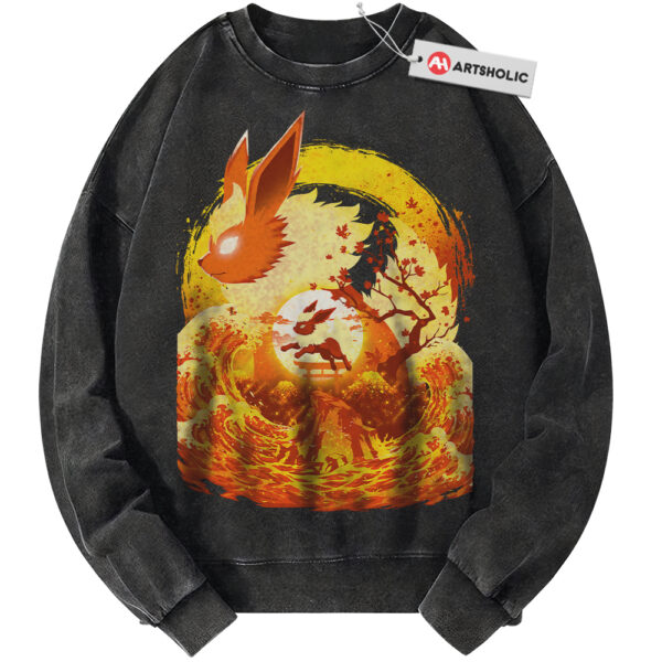 Flareon Shirt, Pokemon Shirt, Anime Shirt, Vintage Tee