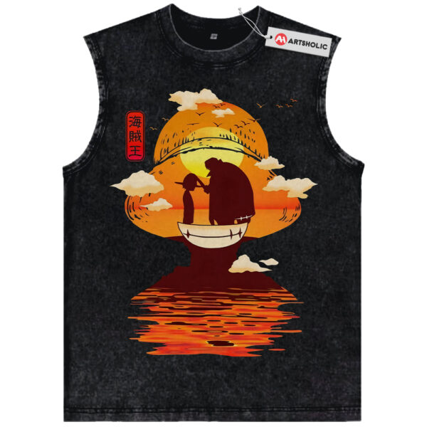Luffy and Shanks Shirt, One Piece Shirt, Anime Shirt, Vintage T-Shirt