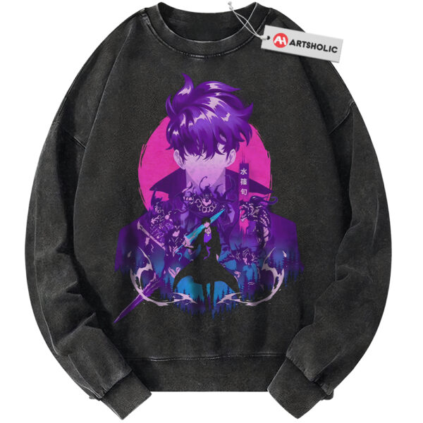 Sung Jin-woo Shirt, Solo Leveling Shirt, Anime Shirt, Vintage Tee