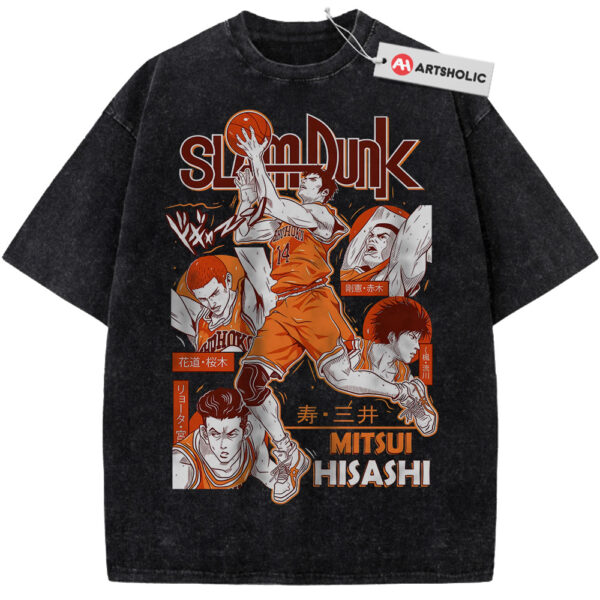 Hisashi Mitsui Shirt, Slam Dunk Shirt, Anime Shirt, Vintage T-Shirt