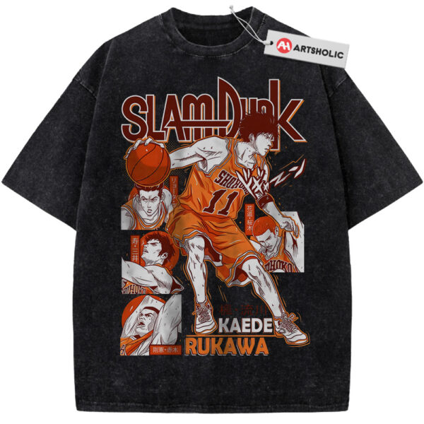 Kaede Rukawa Shirt, Slam Dunk Shirt, Anime Shirt, Vintage T-Shirt
