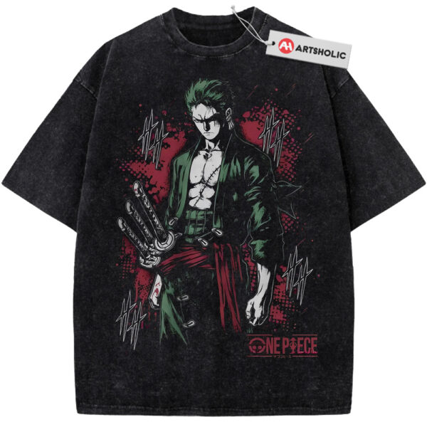 Roronoa Zoro Shirt, One Piece Shirt, Anime Shirt, Vintage T-Shirt