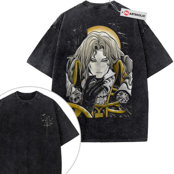 Alucard Shirt, Castlevania Shirt, Animated Shirt, Vintage Tee 2-Sided