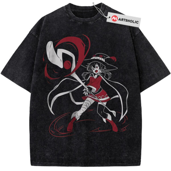 Megumin Shirt, KonoSuba: God's Blessing on this Wonderful World Shirt, Anime Shirt, Vintage Tee