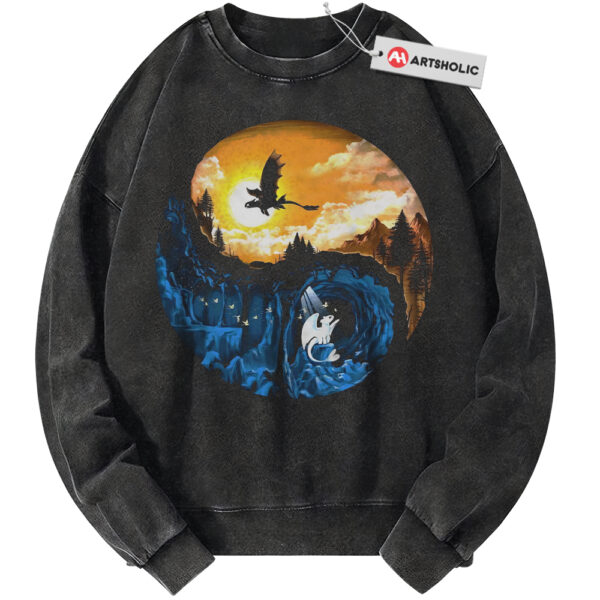 Toothless and Light Fury Shirt, How to Train Your Dragon Shirt, Animated Shirt, Vintage Tee