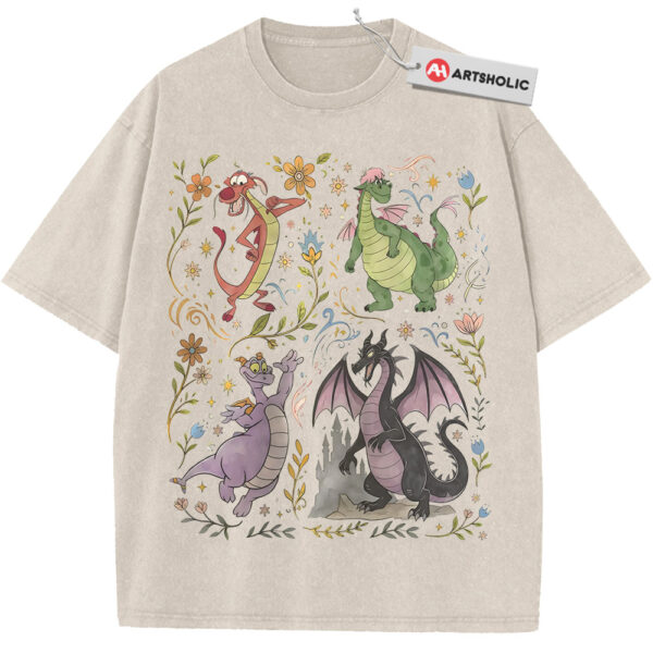 Mushu Shirt, Elliott Shirt, Figment Shirt, Maleficent Shirt, Disney Dragon Shirt, Animated Shirt, Vintage Tee