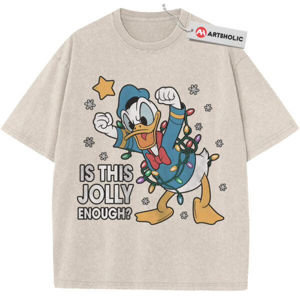 Donald Duck Shirt, Christmas Shirt, Disney Shirt, Animated Shirt, Vintage Tee