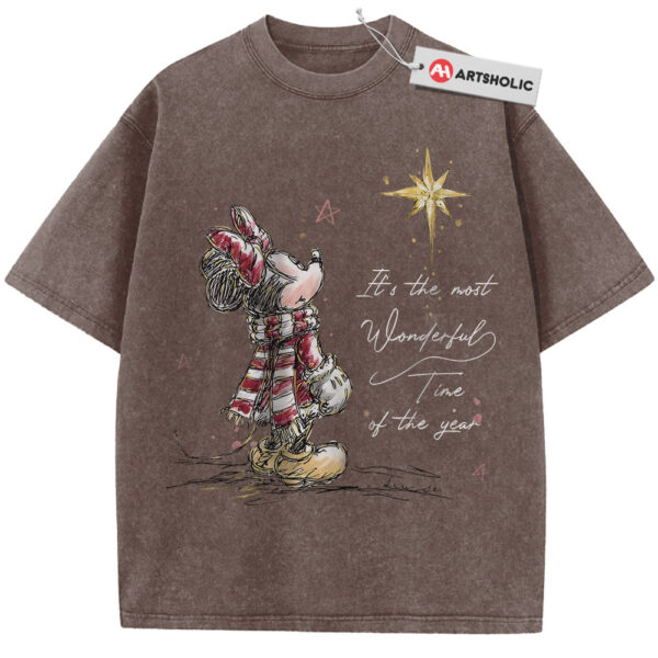 Mickey Mouse Shirt, Christmas Shirt, Disney Shirt, Animated Shirt, Vintage Tee
