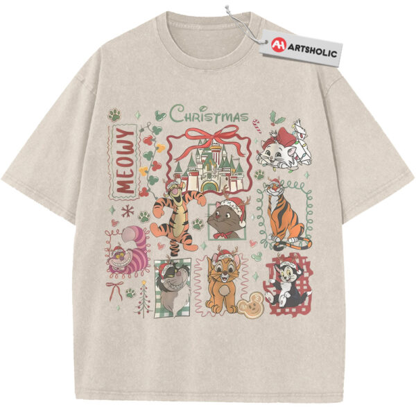 Disney Cats Shirt, Christmas Shirt, Animated Shirt, Vintage Tee