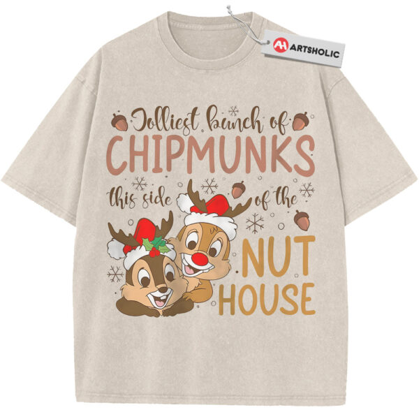 Chip and Dale Shirt, Christmas Shirt, Animated Shirt, Vintage Tee
