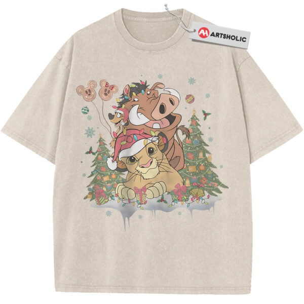 The Lion King Shirt, Christmas Shirt, Disney Shirt, Winter Animated Shirt, Vintage T-Shirt