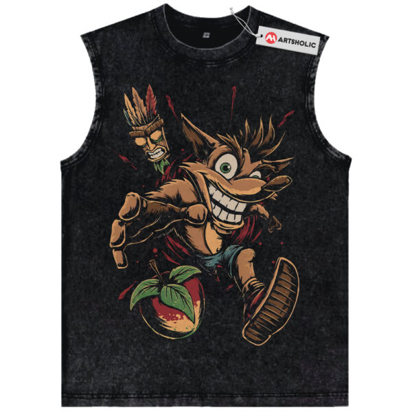 Crash Bandicoot Shirt, Game Shirt, Vintage Tee