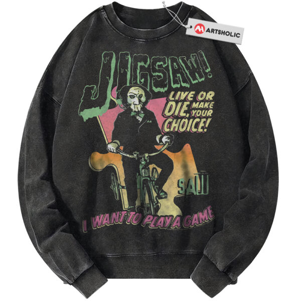 Jigsaw Shirt, The Saw Shirt, Halloween Shirt, Horror Shirt, Vintage T-Shirt