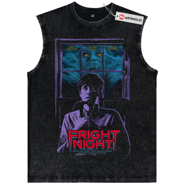 Fright Night Shirt, Halloween Shirt, Horror Shirt, Vintage T-Shirt