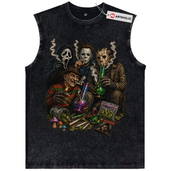 Iconic Slasher Villains Shirt, Halloween Shirt, Horror Shirt, Vintage Tee