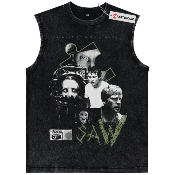 Jigsaw Shirt, The Saw Shirt, Halloween Shirt, Horror Shirt, Vintage T-Shirt