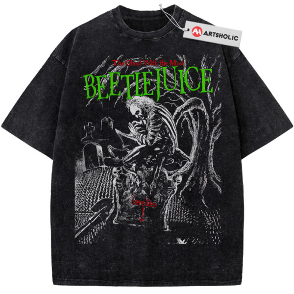 Beetlejuice Shirt, Halloween Shirt, Horror Movie Shirt, Vintage T-Shirt