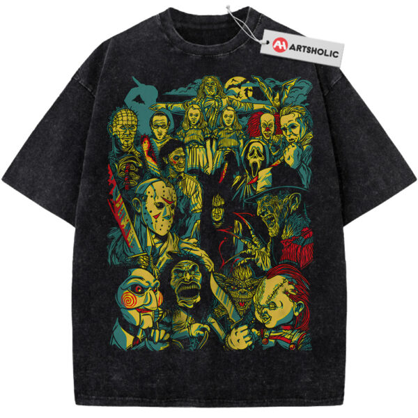 Iconic Slasher Villains Shirt, Halloween Shirt, Horror Shirt, Vintage Tee