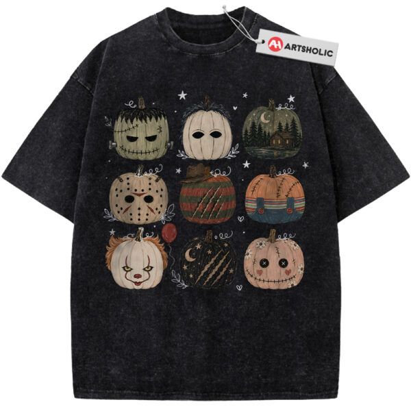 Horror Pumpkins Shirt, Halloween Shirt, Vintage Tee