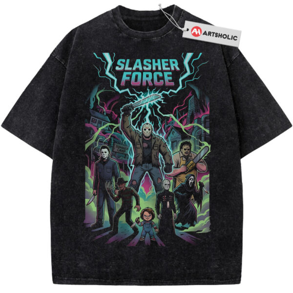 Slasher Force Shirt, Halloween Shirt, Horror Shirt, Vintage T-Shirt