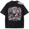Anti Valentine Club Shirt, Ghostface Jason Voorhees and Michael Myers Shirt, Halloween Shirt, Horror Shirt, Vintage T-Shirt