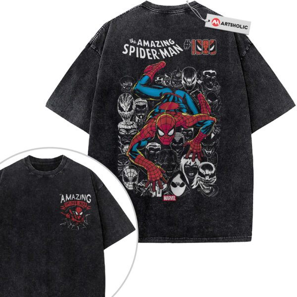 Spider-Man Shirt, Venom Shirt, Marvel Comics Shirt, Vintage Tee 2-Sided