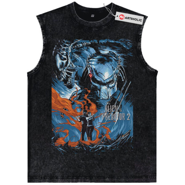 Alien vs Predator Shirt, Halloween Shirt, Horror Shirt, Vintage T-Shirt