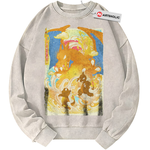 Charmander Charmeleon & Charizard Shirt, Pokemon Shirt, Anime Shirt, Vintage Tee