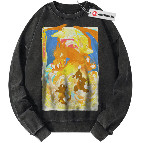 Charmander Charmeleon & Charizard Shirt, Pokemon Shirt, Anime Shirt, Vintage Tee
