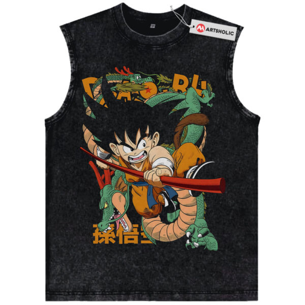 Son Goku & Shenron Shirt, Dragon Ball Shirt, Anime Shirt, Vintage T-Shirt