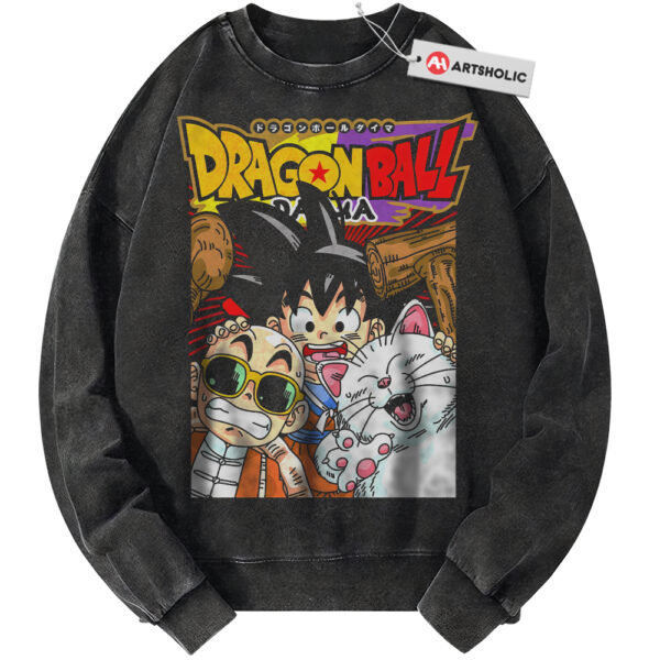 Son Goku, Krillin & Senbei Shirt, Dragon Ball Daima Shirt, Anime Shirt, Vintage T-Shirt