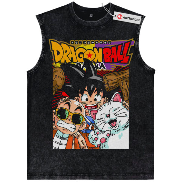 Son Goku, Krillin & Senbei Shirt, Dragon Ball Daima Shirt, Anime Shirt, Vintage T-Shirt