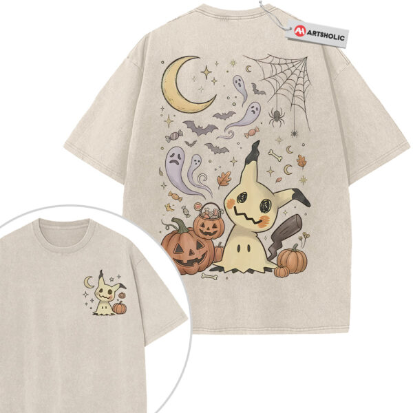 Mimikyu Shirt, Pokemon Shirt, Anime Shirt, Vintage Tee 2-Sided