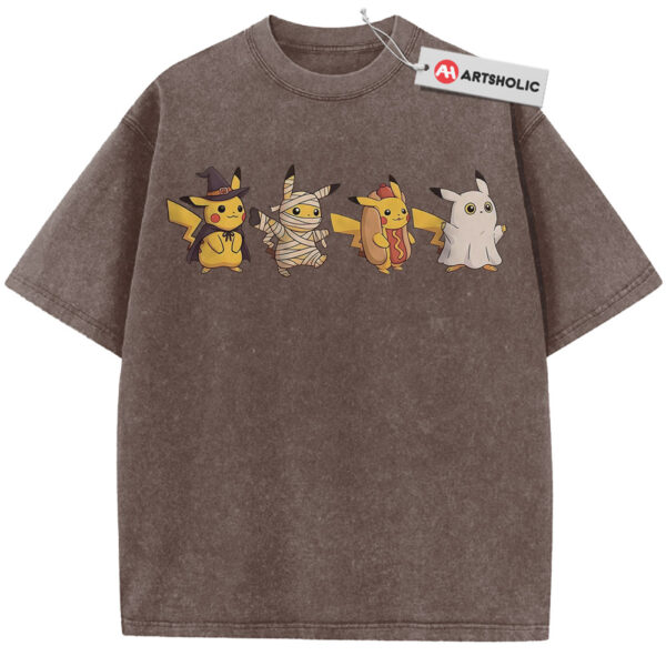 Pikachu Shirt, Halloween Shirt, Pokemon Shirt, PKM Shirt, Anime Shirt, Vintage Tee
