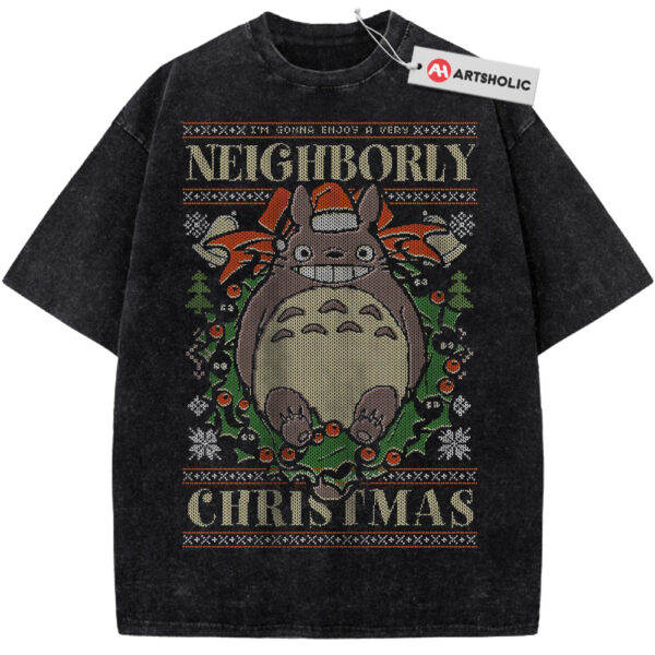 My Neighbor Totoro Shirt, Studio Ghibli Shirt, Christmas Shirt, Anime Shirt, Vintage Tee