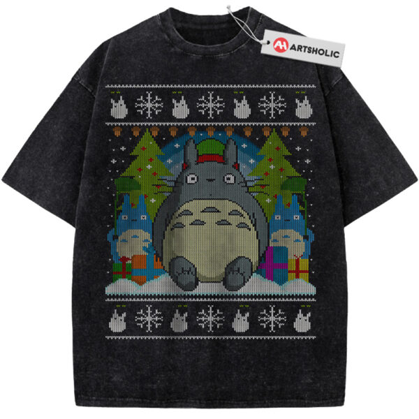 My Neighbor Totoro Shirt, Studio Ghibli Shirt, Christmas Shirt, Anime Shirt, Vintage Tee
