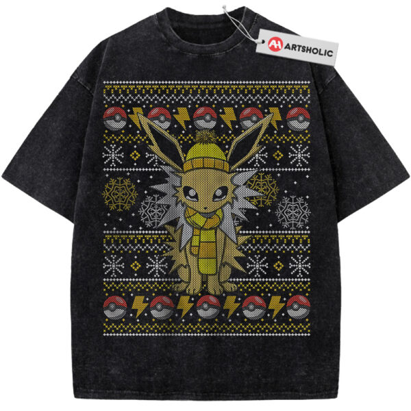 Jolteon Shirt, Pokemon Shirt, Christmas Shirt, Anime Shirt, Vintage T-Shirt