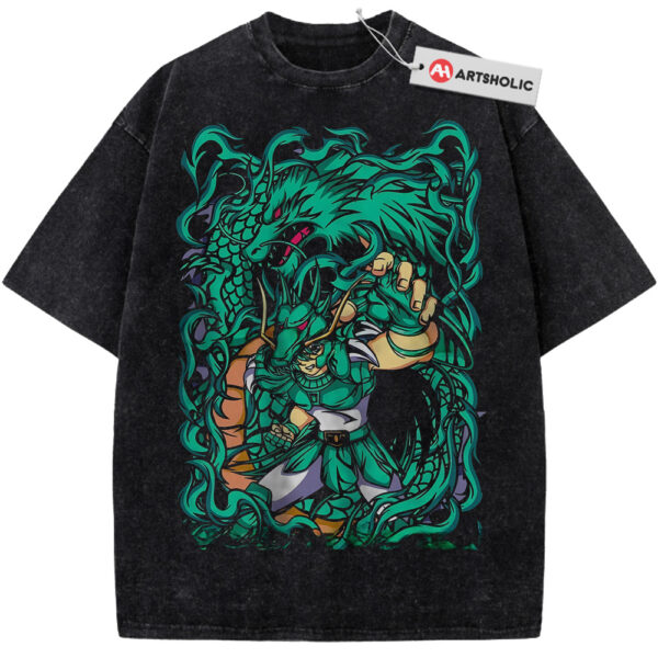 Dragon Shiryu Shirt, Saint Seiya Shirt, Anime Shirt, Vintage Tee