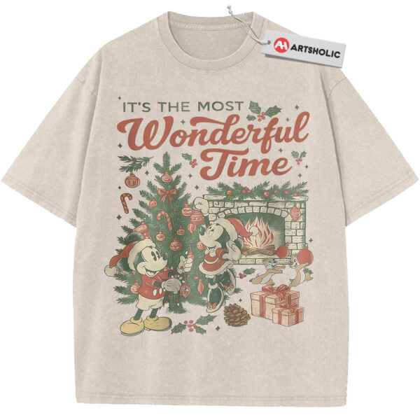 Minnie Mouse Shirt, Mickey Mouse Shirt, Christmas Shirt, Animated Shirt, Vintage T-Shirt