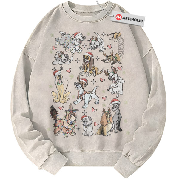 Disney Dogs Shirt, Christmas Shirt, Animated Shirt, Vintage Tee