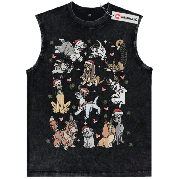 Disney Dogs Shirt, Christmas Shirt, Animated Shirt, Vintage Tee