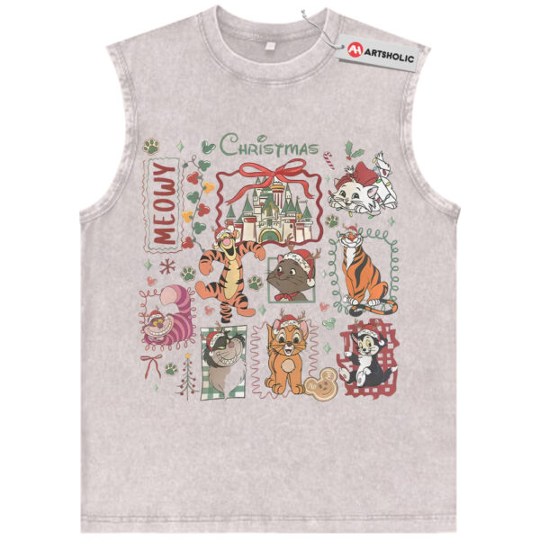 Disney Cats Shirt, Christmas Shirt, Animated Shirt, Vintage Tee