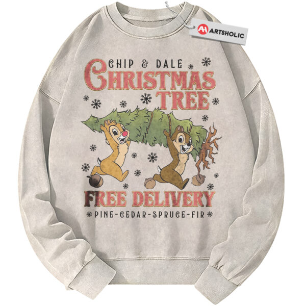 Chip and Dale Shirt, Christmas Shirt, Animated Shirt, Vintage Tee