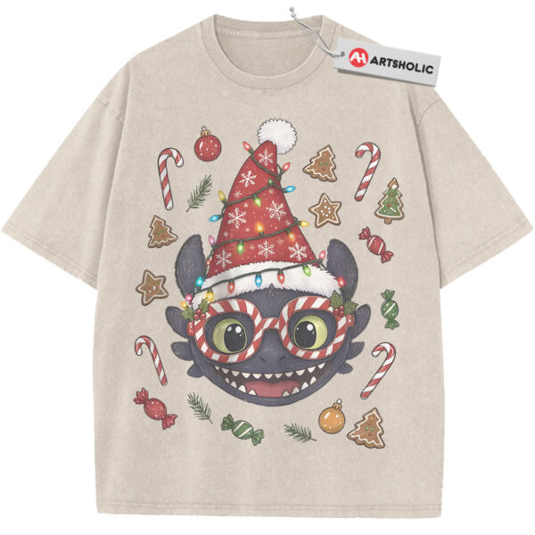 Toothless Shirt, How to Train Your Dragon Shirt, Christmas Shirt, Animated Shirt, Vintage T-Shirt