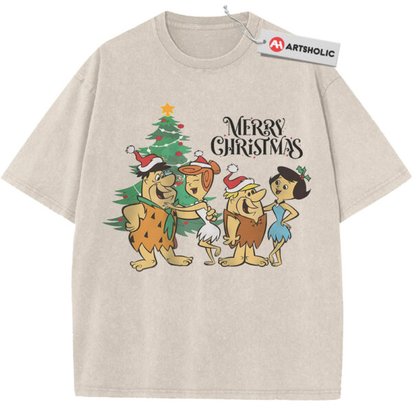 Flintstone Shirt, Christmas Shirt, Disney Shirt, Animated Shirt, Vintage Tee